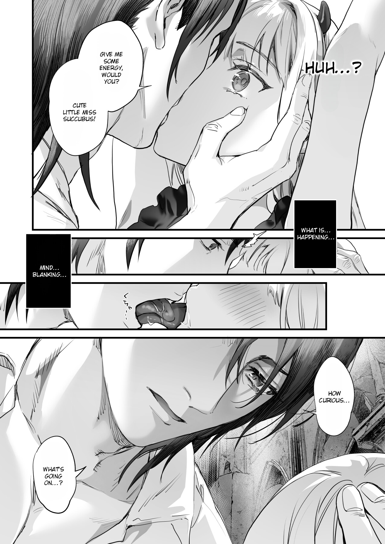 Hentai Manga Comic-A mysterious exorcist falls in love with a reincarnated succubus and risks his life-Read-7